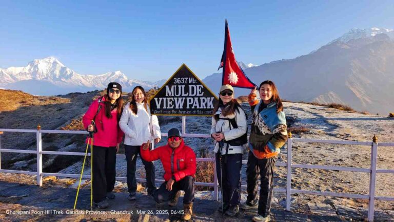 Ghorepani Poon Hill Muldai View Trek – 9D 8N